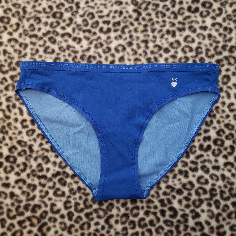 2013 Victoria's Secret Solid Royal Blue Cotton Bikini Panty, Size XS, Brand New